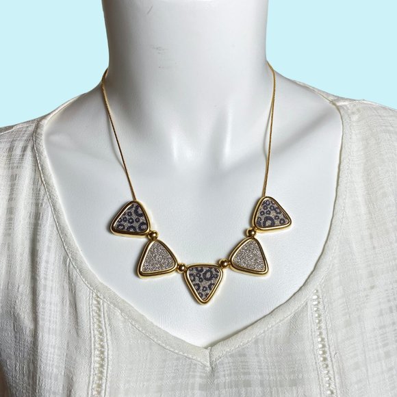 Stainless Steel Necklace Earrings Set Adjustable Length - Picture 3 of 5